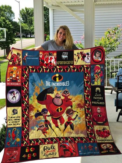 The Incredibles Disney Fleece Blanket