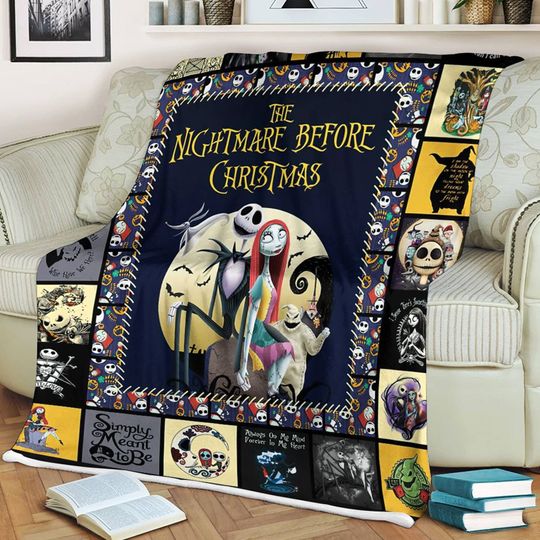 The Nightmare Before Christmas Disney Fleece Blanket