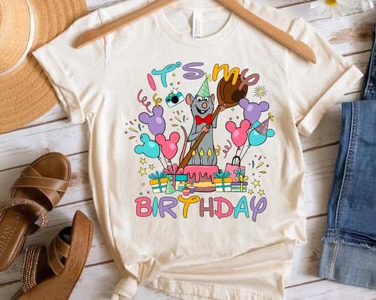 Disney Pixar Ratatouille Remy Little Chef It's My Birthday