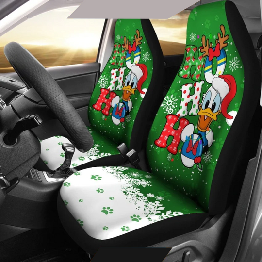 Donald Duck Santa Merry Christmas Disney Car Seat Covers