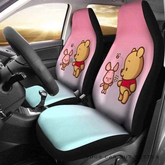 Winne The Pooh And Piglet Disney Car Seat Covers
