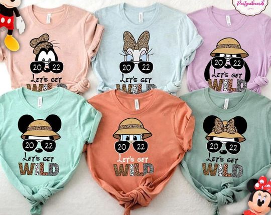 Let's Get Wild shirts, Disney Animal Kingdom shirt