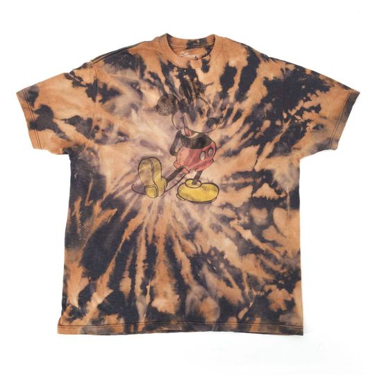 Mickey Mouse Disney Bleached Tie Dye T-Shirt