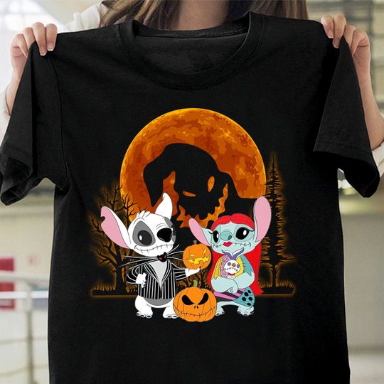 Disney Stitch Nightmare Halloween Tshirt
