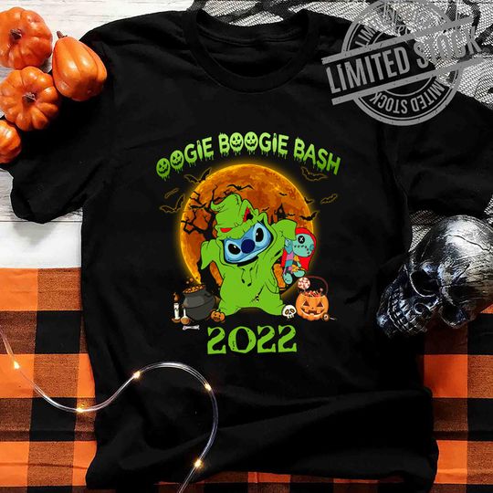 Halloween Stitch Oogie Boogie Shirt, Disney Halloween Party Shirt