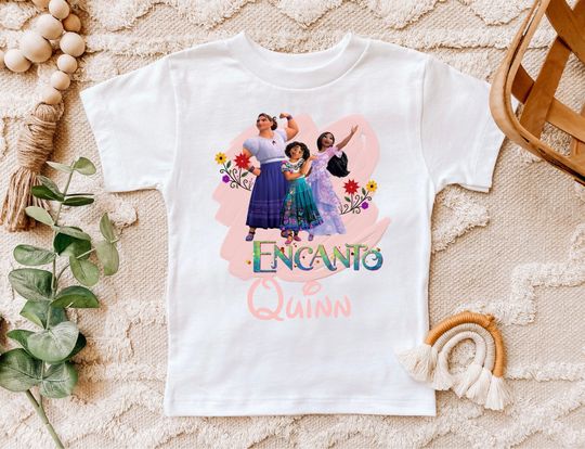 Personalised Encanto Disney kids t-shirt, Disney childrens toddlers t-shirt