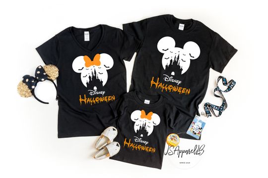 BAT Castle with Disney halloween shirts