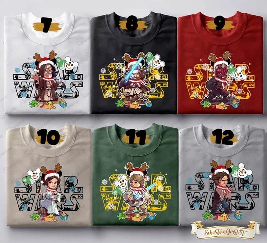 Star Wars Christmas Shirt, Disney Star Wars Matching Shirt