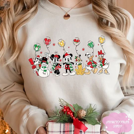 Vintage Disney Christmas Sweatshirt