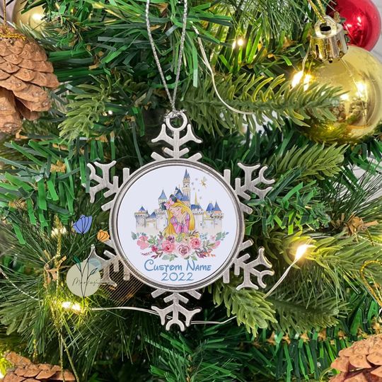 Custom Rapunzel Ornament, Custom Disney Princess Ornaments