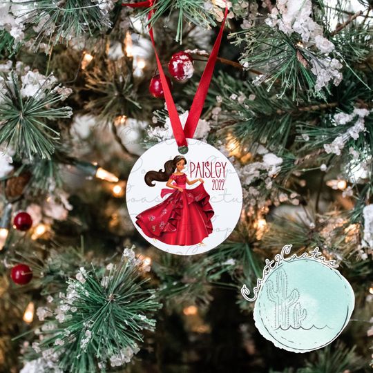 Princess Elena Ornament, Disney Princess Ornament