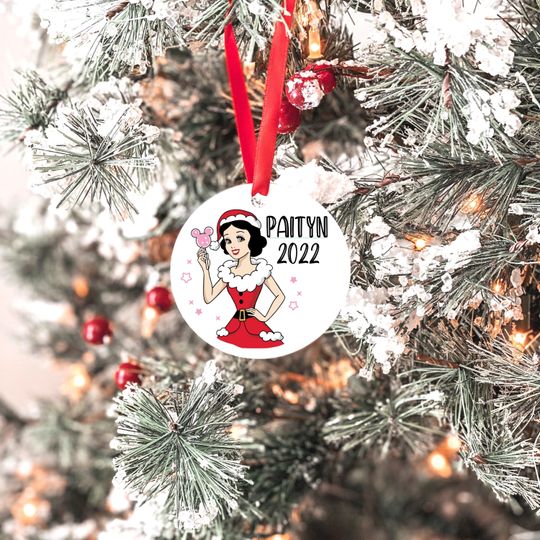 Snow White Christmas Ornament, Disney Princess Ornamentt