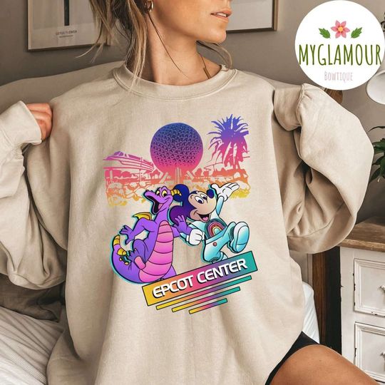 Disney Figment Dragon and Mickey Sweatshirt