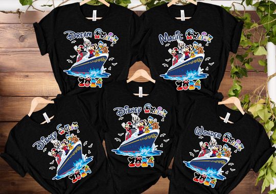 Disney Cruise Family Vacation 2024 Shirt, Disney Cruise Group Shirt, Custom 2024 Disney