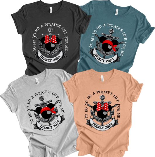 Pirates of The Caribbean, Yo Ho Yo Ho A Pirates Life For Me T-shirt, Disney Cruise
