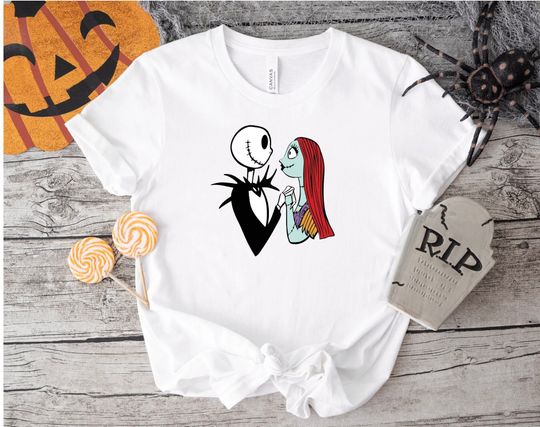 Jack And Sally Shirt, Disney Halloween Shirt, Nightmare Before Christmas Shirt, Halloween Family Shirt