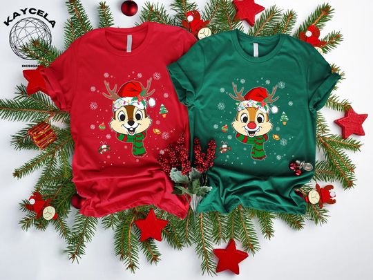 Christmas Chip And Dale Shirt Disney Christmas Shirt