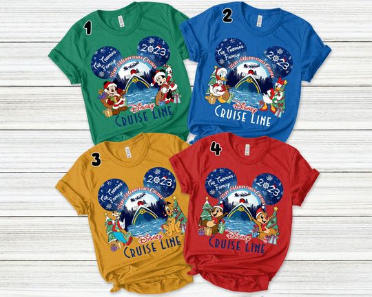 Personalized Disney Cruise Line Christmas Shirt