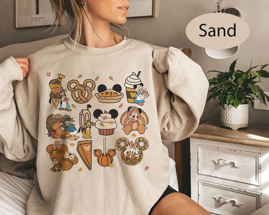 Disney Thanksgiving Sweatshirt, Disney Fall Vibes Shirt, Mickey Mouse Pumpkin Drink Shirt