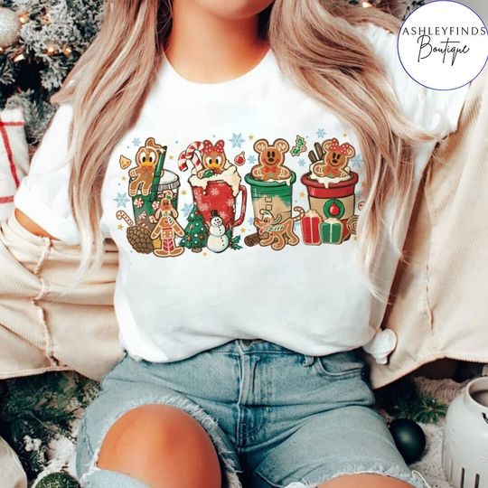 Discover Disney Christmas Coffee Shirt, Mickey and Friends , Disney Family Very Merry Christmas 2023