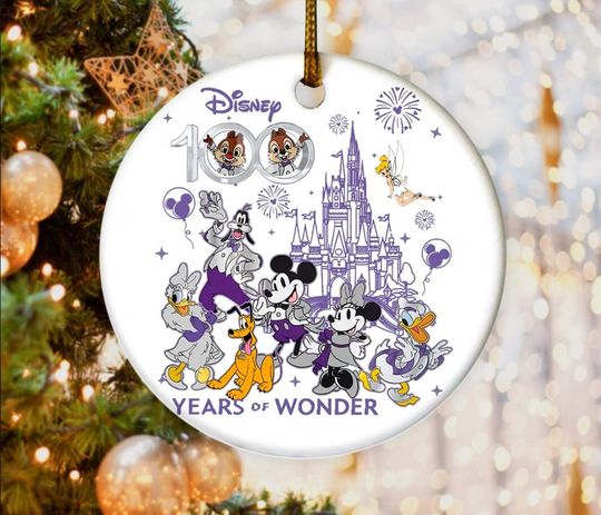 Disney 100 Years of Wonder Christmas Ornament