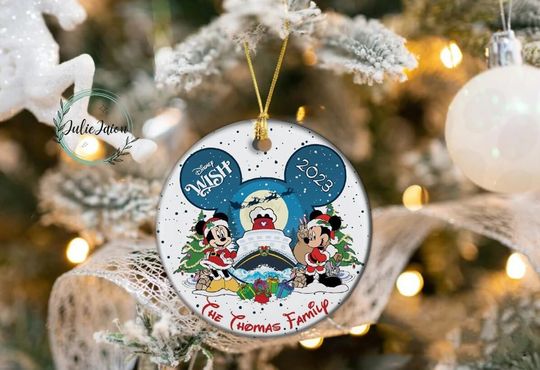 Personalized Disney Cruise Ornament, Cruise Ornament