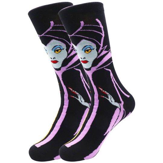 Maleficent Disney Socks