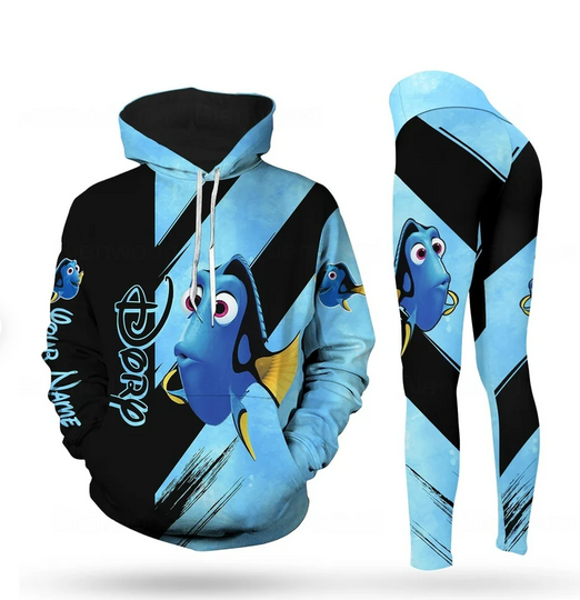Personalized The Little Mermaid Dory Disney Hoodie Leggings, Disney Woman Leggings