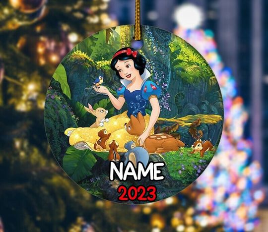 Disney Snow White Princess Ornament, Characters Christmas Ornaments