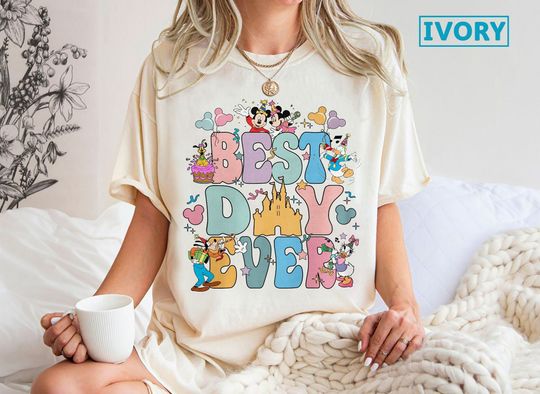 Disney Best Day Ever  Color Shirt, Disney Family Shirt, Disney