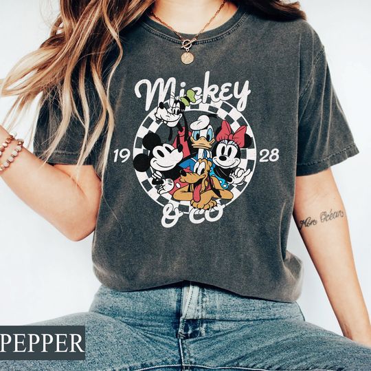 Discover Vintage Mickey and Co 1928 Tee, Disney Mickey and Friends Shirt
