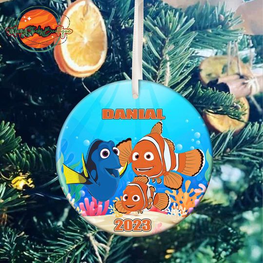 Personalized Finding Nemo Ornaments,  Disney Christmas Ornament