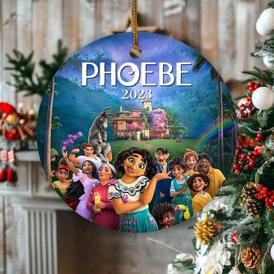 Personalized Encanto Ceramic Ornament, Disney Encanto Ornament