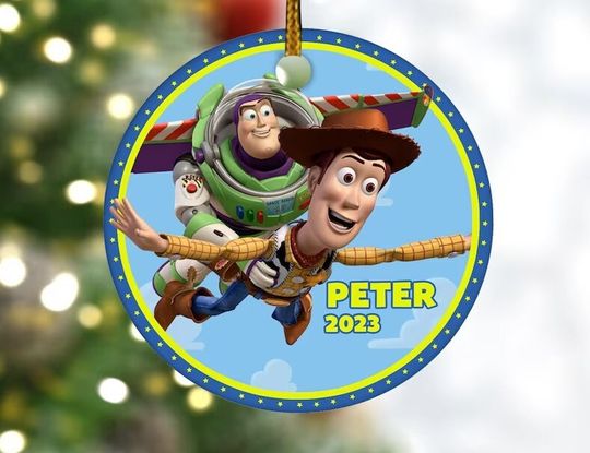 Toy Story Personalized Ornaments, Disney Toy Story Christmas Tree Decor