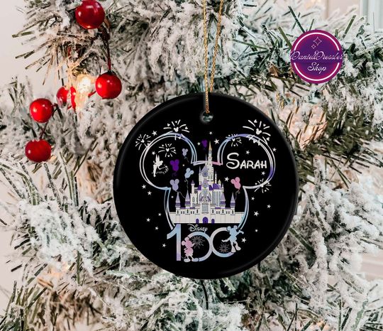 Personalized Disney 100 Years of Wonder Ornament, Magic Kingdom Ornament