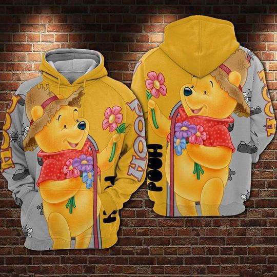 Winnie The Pooh Eeyore Disney Hoodie, 3D Hoodie