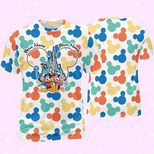 Discover PersonalizedDisney Team Castle 3D T-shirt