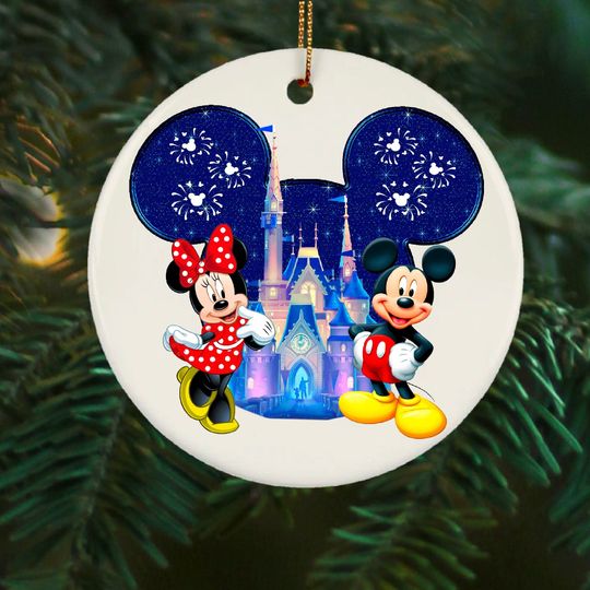 Disneyland Vacation Ornament, First Trip to Disney Magic Kingdom Ornament