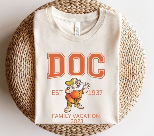 Doc Shirt, Seven Dwarfs Shirt, Disney Shirt, Disneyland Shirt, Disney World Shirt