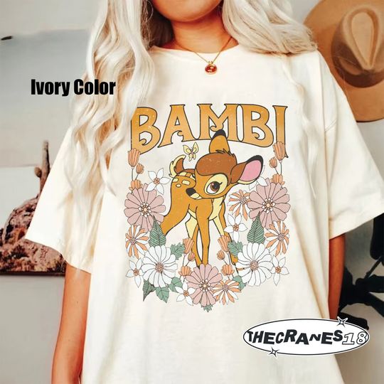 Bambi Shirt, Disney Bambi Deer Shirt, Bambi Birthday Gift, Disneyland Trip Shirt