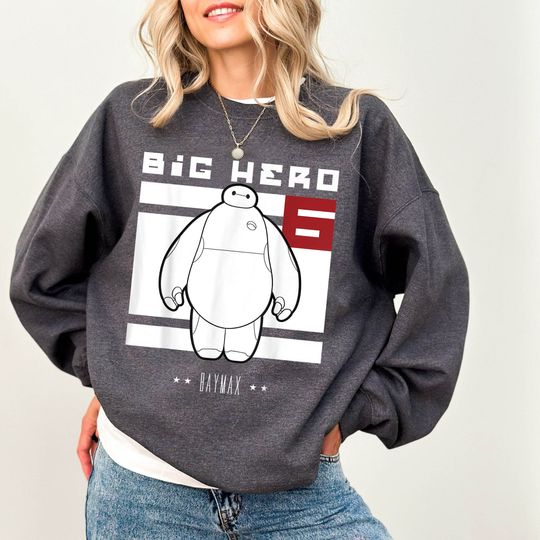 Discover Vintage Baymax Disney Christmas Sweatshirt