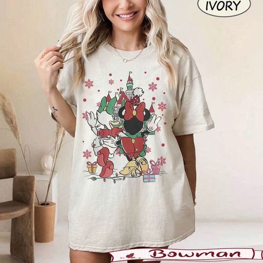 BM Minnie and Daisy Besties Christmas Shirt, Disney Girls Trip Shirt