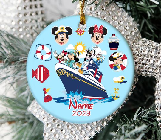 Disney Cruise Christmas Ornament/Mickey and Friends