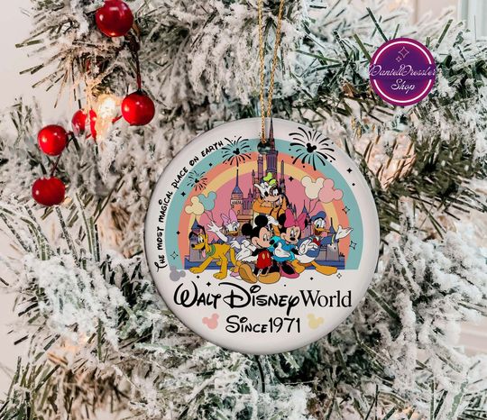 Disneyworld Ornament Magic Kingdom Ornament