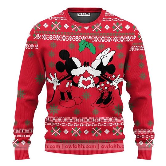 Disney Mickey Mouse And Minnie Mouse Ugly Sweater