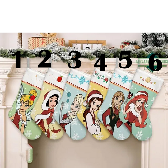 Discover Disney Princess Christmas Stocking, Princess Christmas Gift
