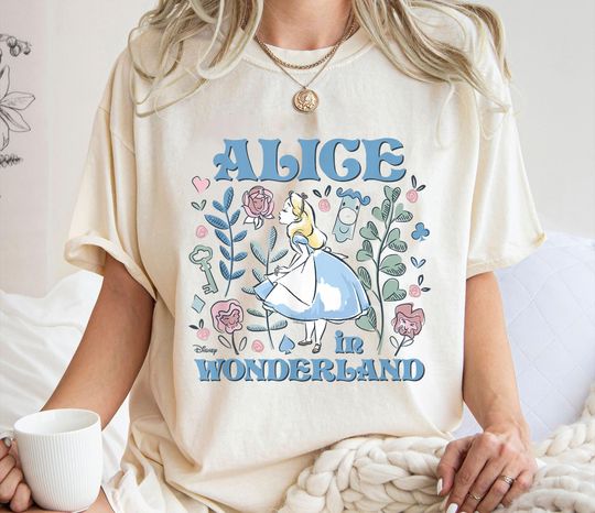 Pastel Alice Shirt, Alice In Wonderland Tee, Magic Kingdom, Disney Family Vacation, Disneyland Trip