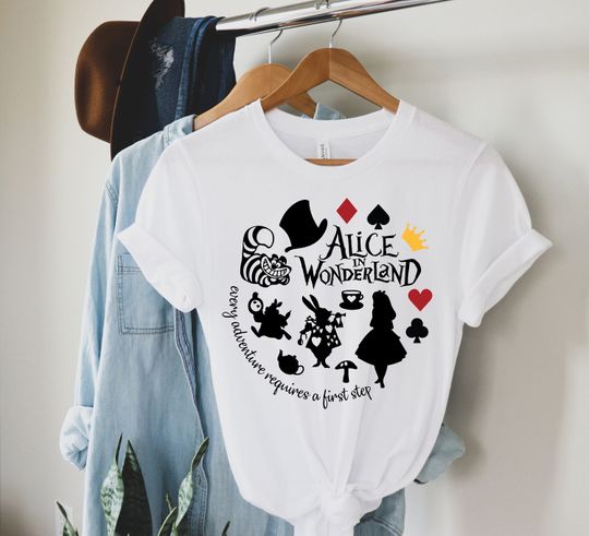 Alice In Wonderland Tshirt, Disneyland Shirt, Disneyworld, Princess Tshirt, Princess Shirt,Alice In Wonderland Shirt,Magic Kingdom Shirt