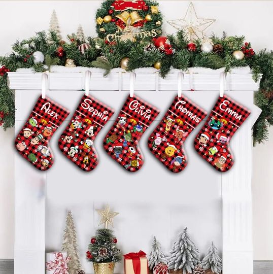 Disney Holiday Stockings, Mickey and Friends Stocking, Toy Story Christmas Stocking