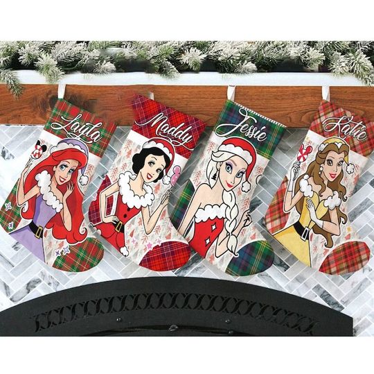 Disney Princess Stocking, Princess Characters stockings